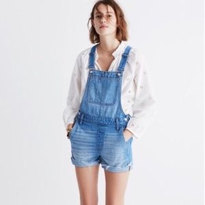 Madewell short overalls
